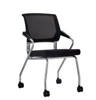 كرسي اجتماعات شبكي بعجلات