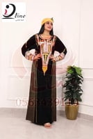 جلابية عسيري كريب ملكي فاخر