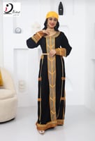 جلابية عسيري كريب ملكي فاخر