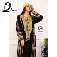 جلابية عسيري كريب ملكي فاخر