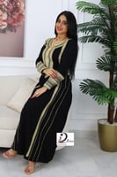 جلابية عسيري كريب ملكي فاخر