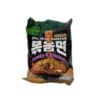 رامن شعريه مقليه نكهة الدجاج المدخن bibigo