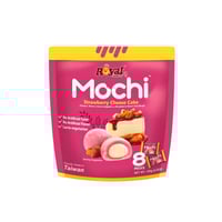 موتشي تشيز كيك فراوله من رويال فاميلي 8 قطع/ 120g