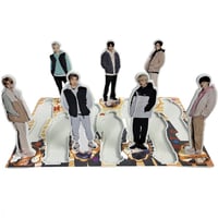 ستاند bts صغير من الورق المقوى ( شكل عشوائي)ا ارمي