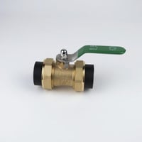 محبس نحاس شد وصل - 20 مم - أسود