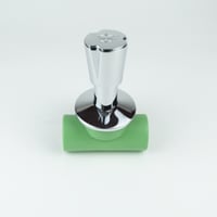 محبس داخلي - 20 مم - فضي/أخضر