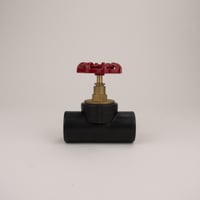 محبس إيقاف إنجليزي - 25 مم - يد أحمر/أسود