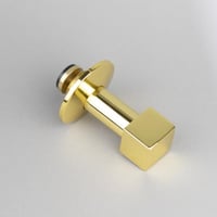 محبس داخلي مربع - 25*3/4 مم -ذهبي/أسود