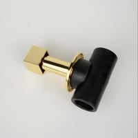 محبس داخلي مربع - 32*1 مم - ذهبي/أسود