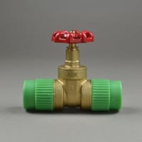 محبس بوابة عسك - 32 مم -يد أحمر