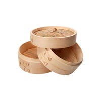 سلة الخيزران ( طابقين )