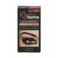 صبغة كريم حناء ريانا للحواجب بني طبيعي - 30 مل