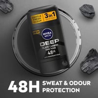 مزيل عرق نيفيا ستيك ديب بلاك كربون برائحة خشبية لل...