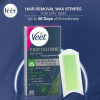 شرائح فيت لإزالة الشعر للبشرة الجافة - 20 شريحة