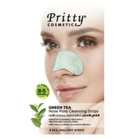 شرائح بريتي لتنظيف مسامات الأنف بالشاي الأخضر - 6...