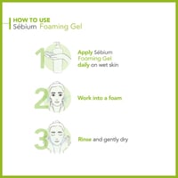 منظف ​​بيوديرما سيبيوم المنقي للبشرة الدهنية - 200...