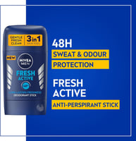 مزيل عرق نيفيا ستيك فريش اكتيف للرجال - 50 مل