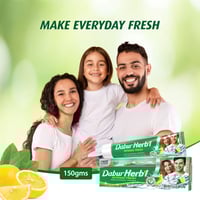 معجون أسنان دابر هيربال بالنعناع والليمون - 150 مل