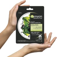 قناع الوجه غارنييه للمسام الواضحة بالفحم - 28 جرام