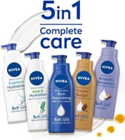 لوشن الجسم نيفيا الترطيب السريع 5 في 1 - 400 مل