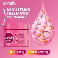 كريم تصفيف الشعر صانسيلك قوة ولمعان - 275 مل