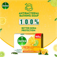صابون ديتول المنعش - 165 جرام (عبوة من 6 قطع)