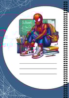 دفتر عربي سبايدرمان - منتج رقمي جاهز للطباعة