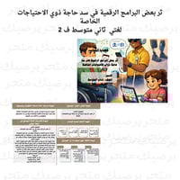 ‪أثر بعض البرامج الرقمية في سد حاجة ذوي الاحتياجات...