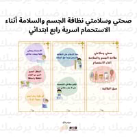 صحتي وسلامتي نظافة الجسم والسلامة أثناء الاستحمام...