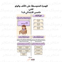 الهمزة المتوسطة على الألف والواو لغتي خامس الابتدا...