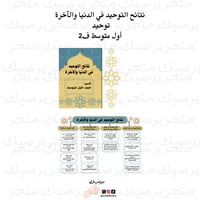 نتائح التوحيد في الدنيا والآخرة توحيد أول متوسط ف2