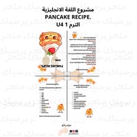 مشروع اللغة الإنجليزية pancakes U4 الترم 1