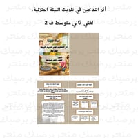 أثر التدخين في تلويث البيئة المنزلية لغتي ثاني متو...