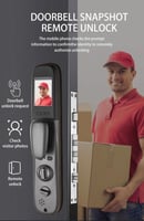 قفل باب ذكي مع كاميرا فيديو TA-L600 SMART LOCK