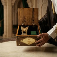 صندوق خشب كبير فاخر للإهداء ( مبخرة كبيرة + عود )