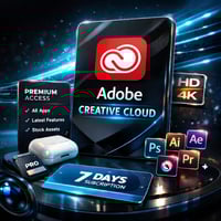 اشتراك ادوبي | ADOBE CREATIVE CLOUD لمدة 7 أيام