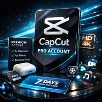 كاب كت برو لمدة 6 أيام | CapCut Pro