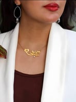 سلسال نسائي مطلي انيق