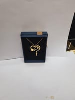 سلسال نسائي مطلي بذهب