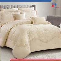 مفرش دونتيلا جاكار نفرين من 8 قطع