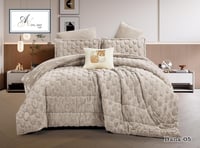 مفرش شتوي + لباد + 4 مخدات + عازل مرتبة + 4 واقي م...