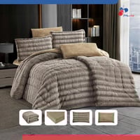 مفرش اس ام ام شتوي فرو ناعم نفرين -بيج رملي دافئ-6...