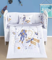 مفارش أطفال مع حواجز 5 قطع لراحة وأمان النوم