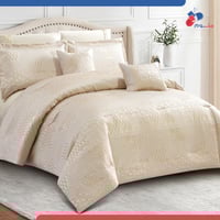 مفرش دونتيلا جاكار نفرين من 8 قطع