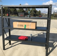 استاند رفوف مستودع 200*200*60 لون اسود 300 كيلو تح...