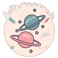 لوحة تعريفية اكريليك مع استيكر