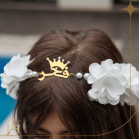 تاج فاخر باللؤلؤ