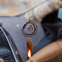 تعليقة شكل القطرة مع قلوب