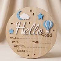 لوح تعريفي خشب دبل اكريليك