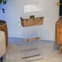 مبخر اكريليك شفاف مميز